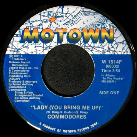 Commodores - Lady (You Bring Me Up) / Gettin' It side A