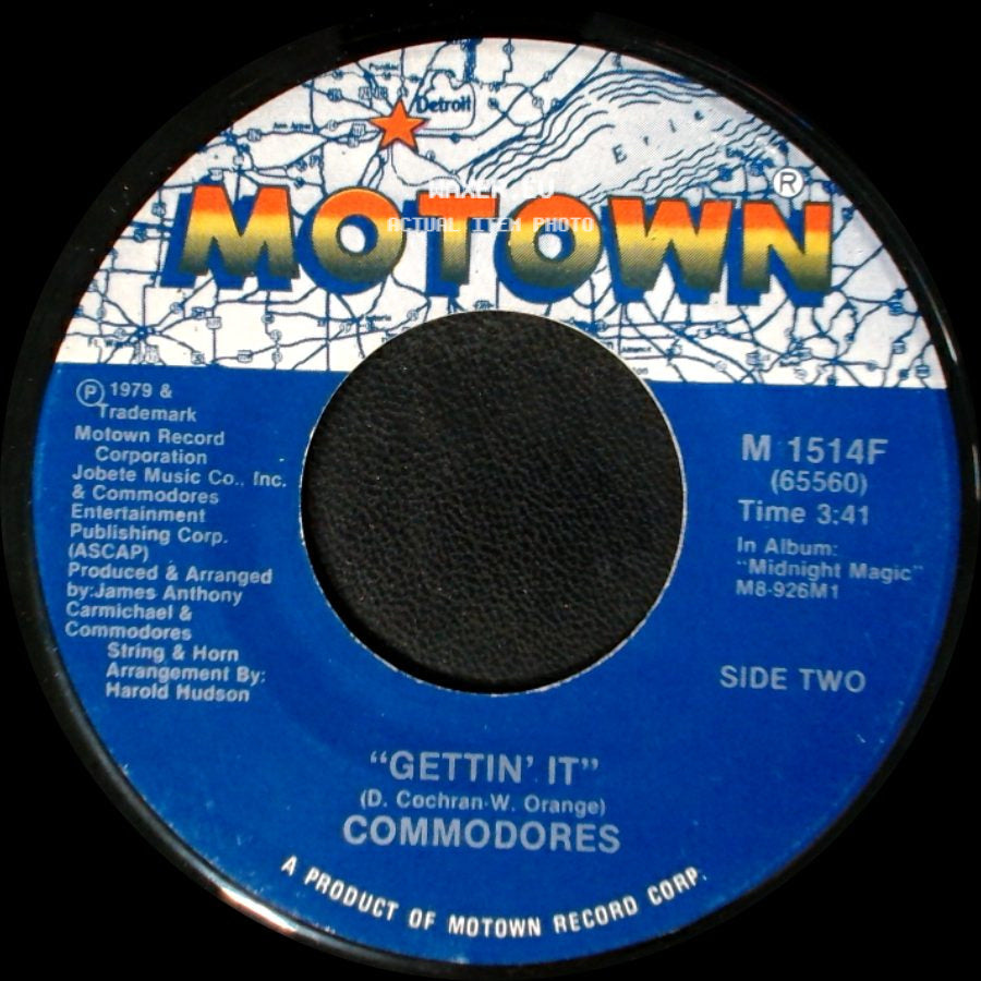 Commodores - Lady (You Bring Me Up) / Gettin' It side B