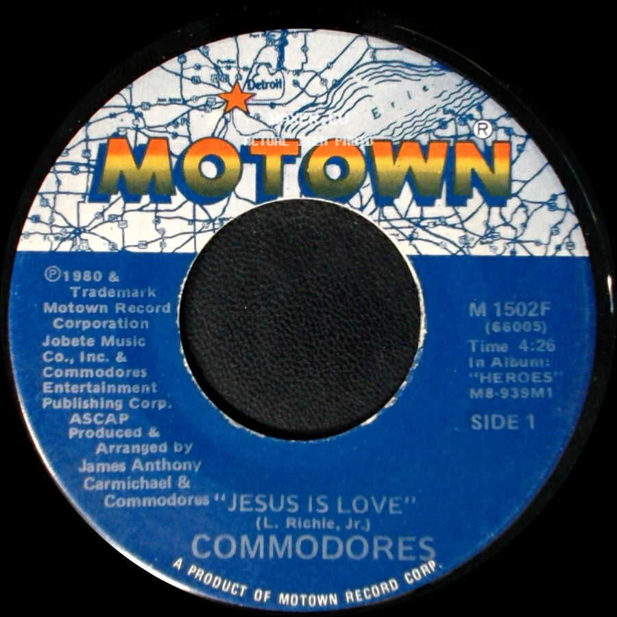 Commodores - Jesus Is Love / Mighty Spirit side A