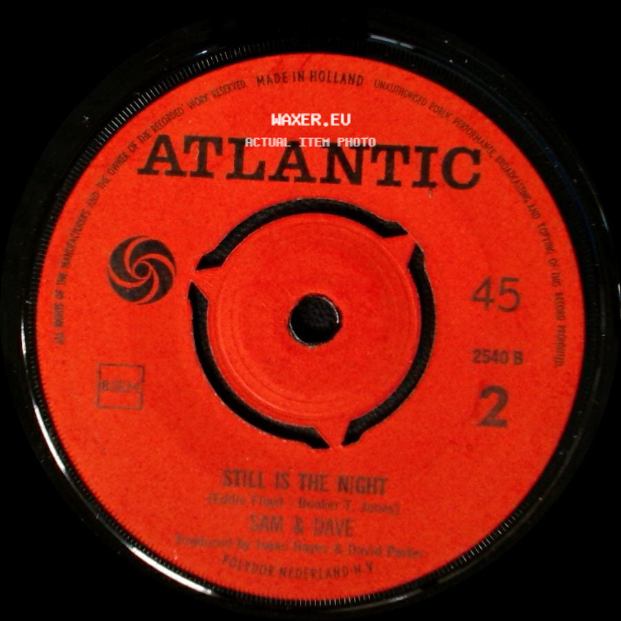 Percy Sledge / Sam & Dave - Sudden Stop / Still Is The Night side B