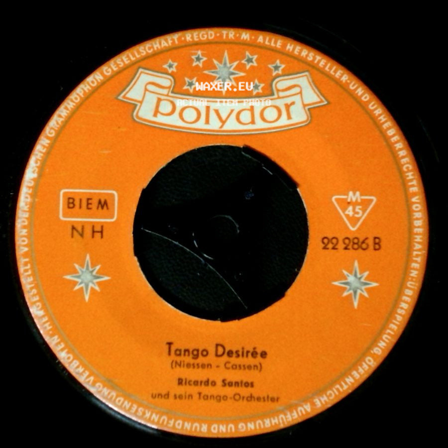 Ricardo Santos Und Sein Tango-Orchester - Tango Desirée / La Cumparsita side A
