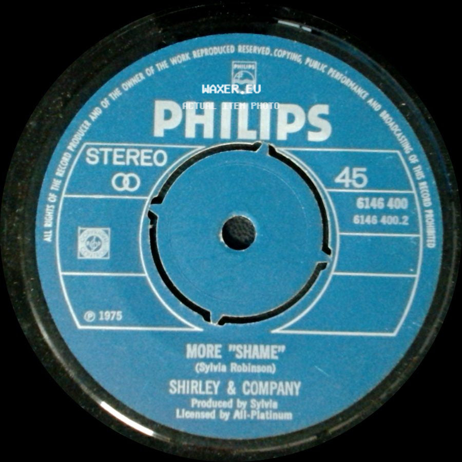 Shirley & Company - More "Shame" / Shame, Shame, Shame side A