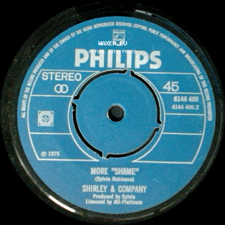 Shirley & Company - More "Shame" / Shame, Shame, Shame side A