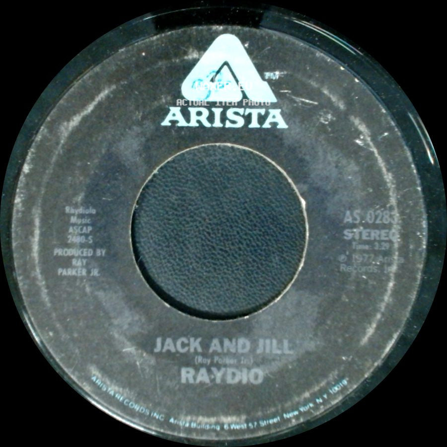 Raydio - Jack And Jill / Get Down side A