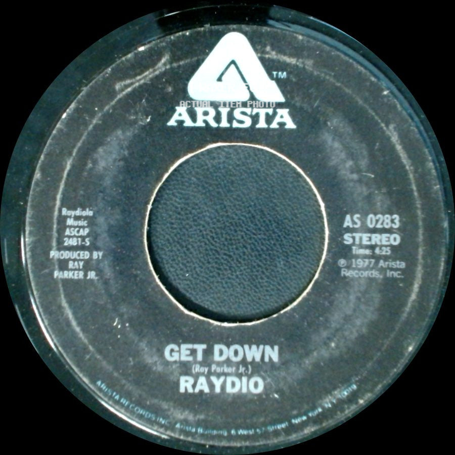 Raydio - Jack And Jill / Get Down side B