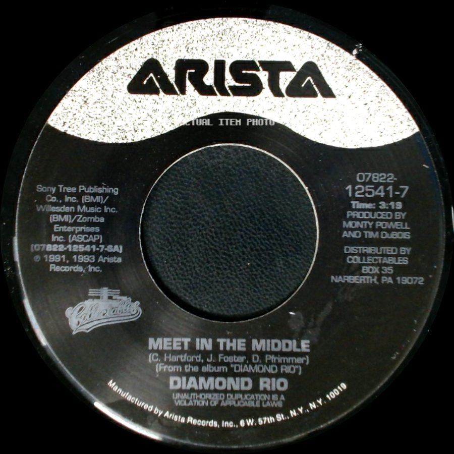 Diamond Rio - Mama Don't Forget To Pray For Me / Meet In The Middle side B