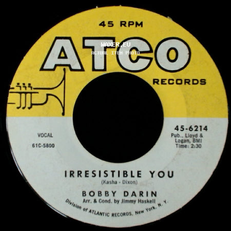 Bobby Darin - Irresistible You / Multiplication side A