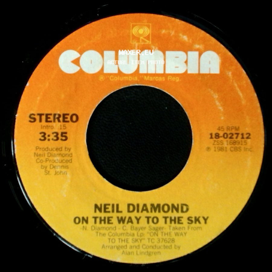 Neil Diamond - Save Me / On The Way To The Sky side B