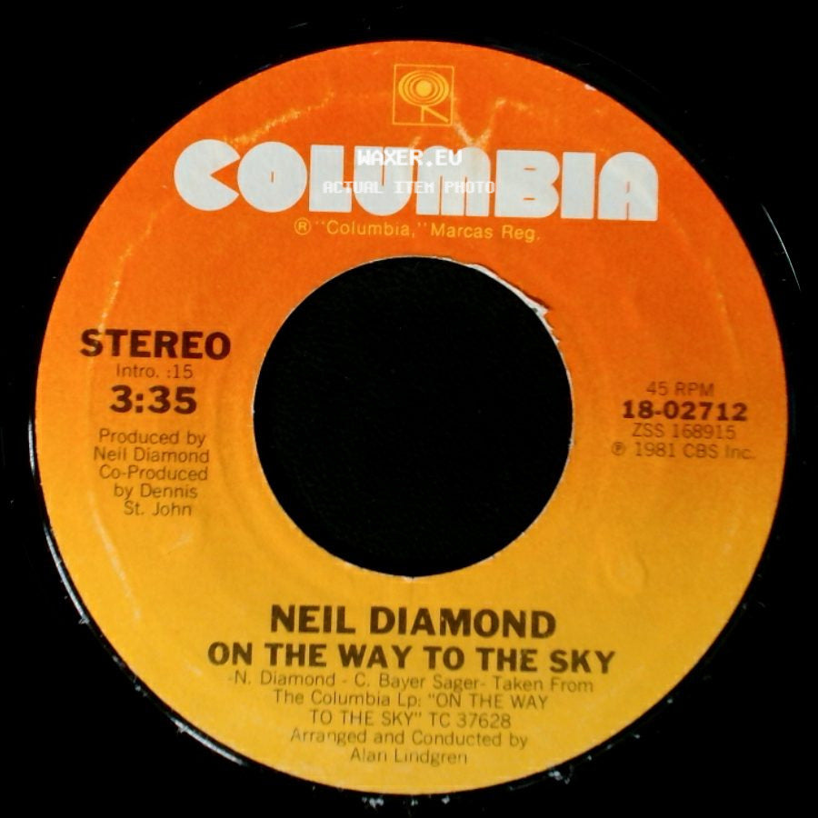 Neil Diamond - On The Way To The Sky / Save Me side A