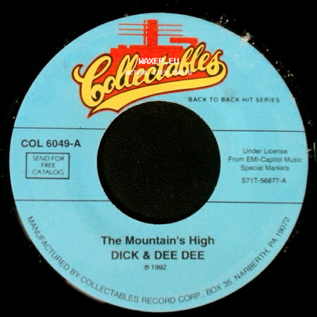 Dick & Dee Dee / Bob Lind - The Mountain's High / Elusive Butterfly side A
