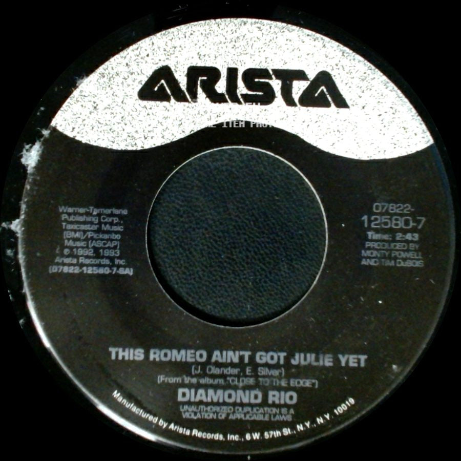 Diamond Rio - This Romeo Ain't Got Julie Yet / I Was Meant To Be With You side A