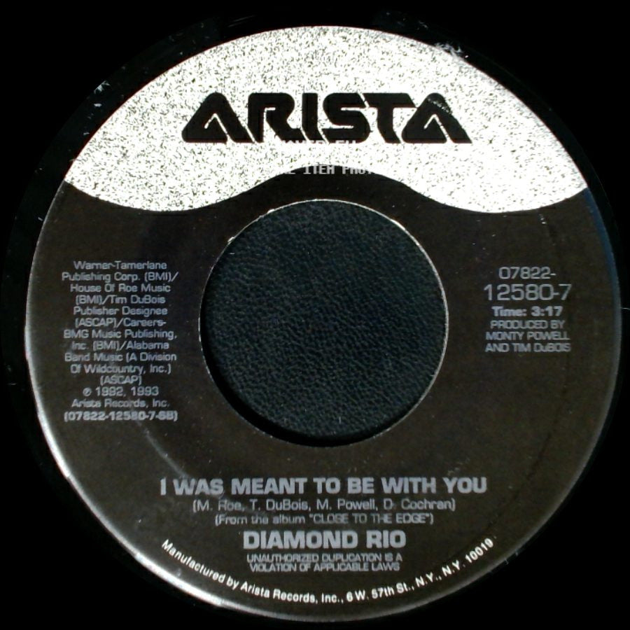 Diamond Rio - This Romeo Aint Got Julie Yet / I Was Meant To Be With You side B