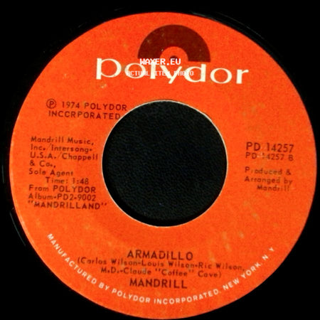 Mandrill - The Road To Love / Armadillo side B