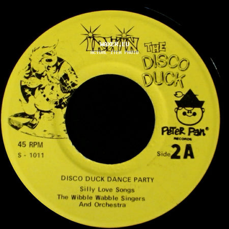 The Wibble Wabble Singers And Orchestra - Disco Duck Dance Party / Disco Duck Dance Party side B