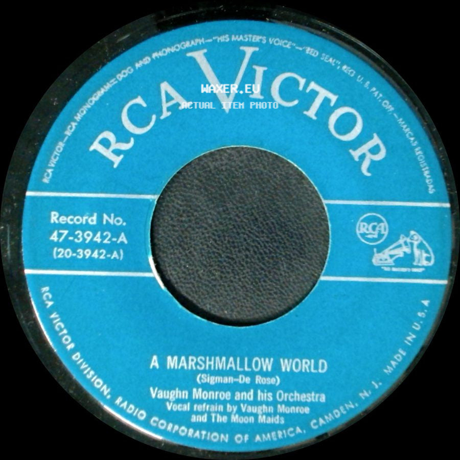 Vaughn Monroe And His Orchestra - Snowy White Snow And Jingle Bells / A Marshmallow World side B