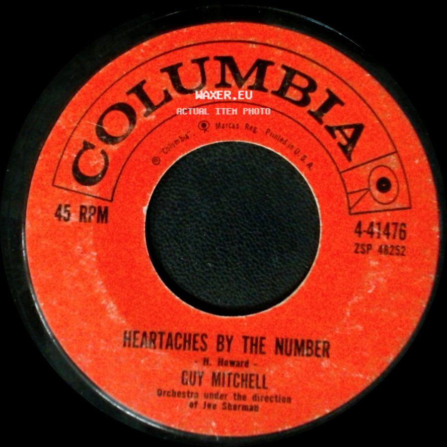 Guy Mitchell - Two / Heartaches By The Number side B
