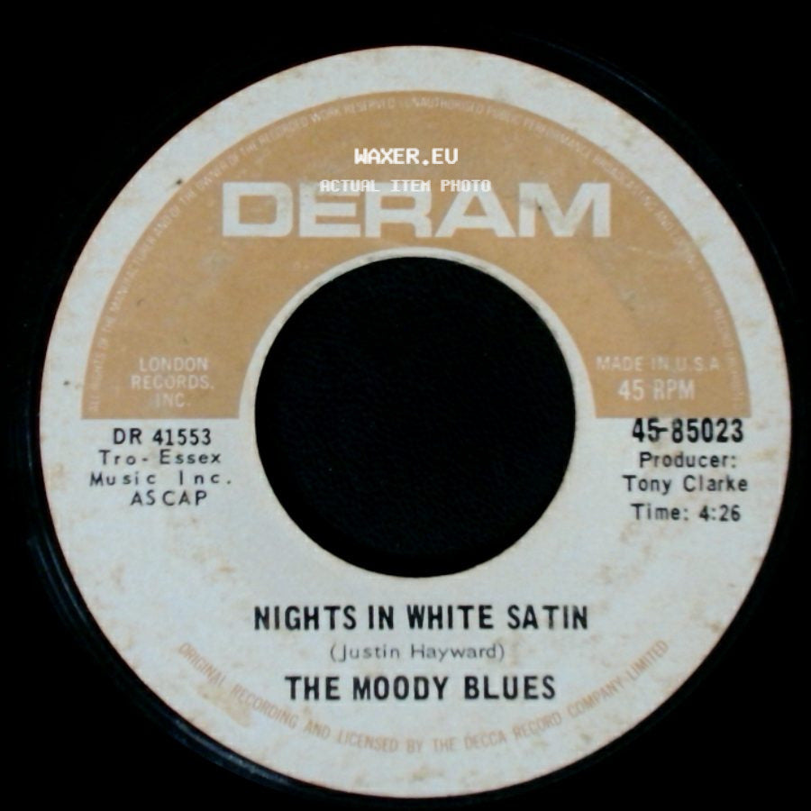 The Moody Blues - Cities / Nights In White Satin side B