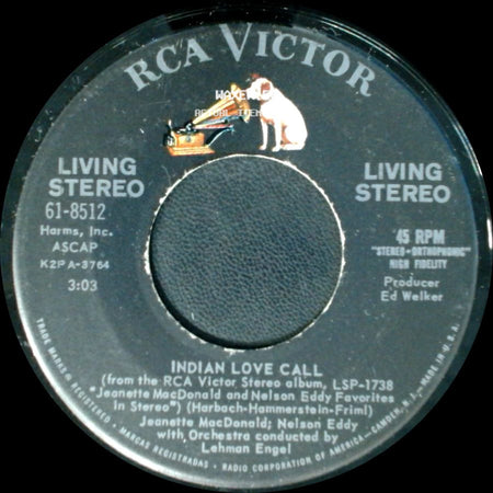 Jeanette Macdonald; Nelson Eddy - Indian Love Call / Ah, Sweet Mystery Of Life side A