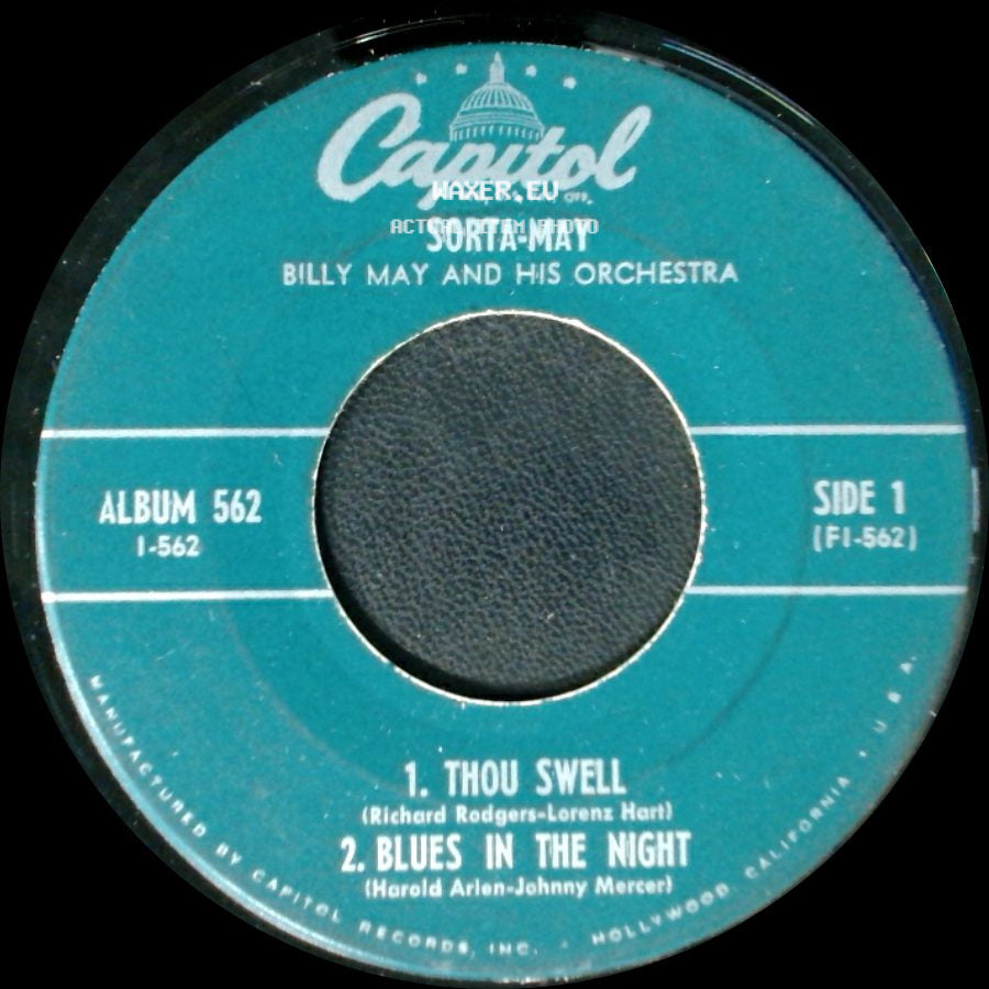 Billy May And His Orchestra - Sorta-May / Sorta-May side A