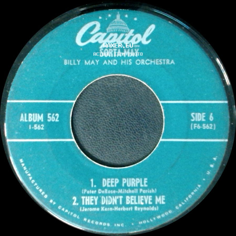 Billy May And His Orchestra - Sorta-May / Sorta-May side B
