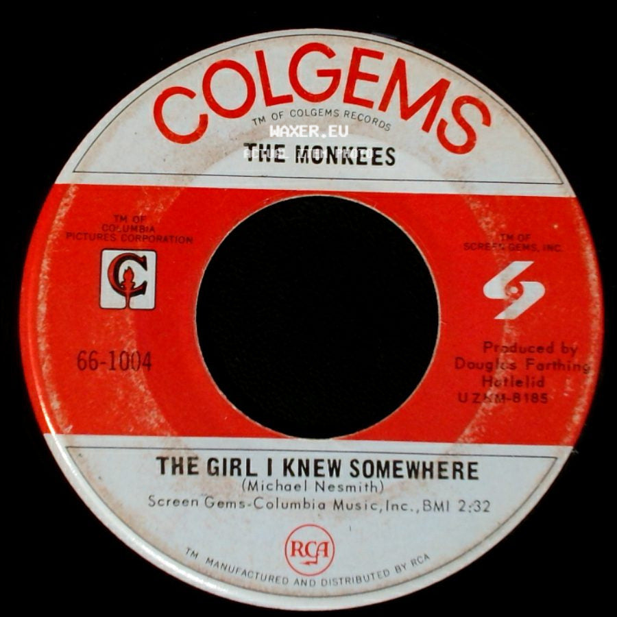 The Monkees - A Little Bit Me, A Little Bit You / The Girl I Knew Somewhere side B