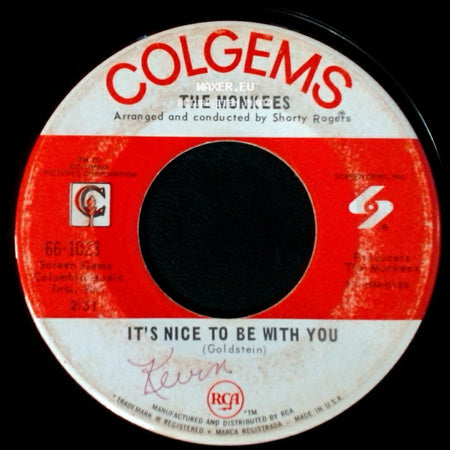 The Monkees - It's Nice To Be With You / D. W. Washburn side A