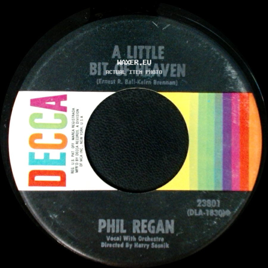 Phil Regan - My Wild Irish Rose / A Little Bit Of Heaven side B