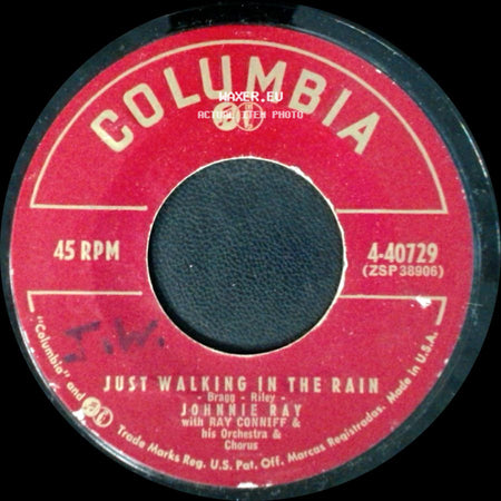Johnnie Ray / Johnnie Ray With Ray Conniff & His Orchestra - Just Walking In The Rain / In The Candlelight side A