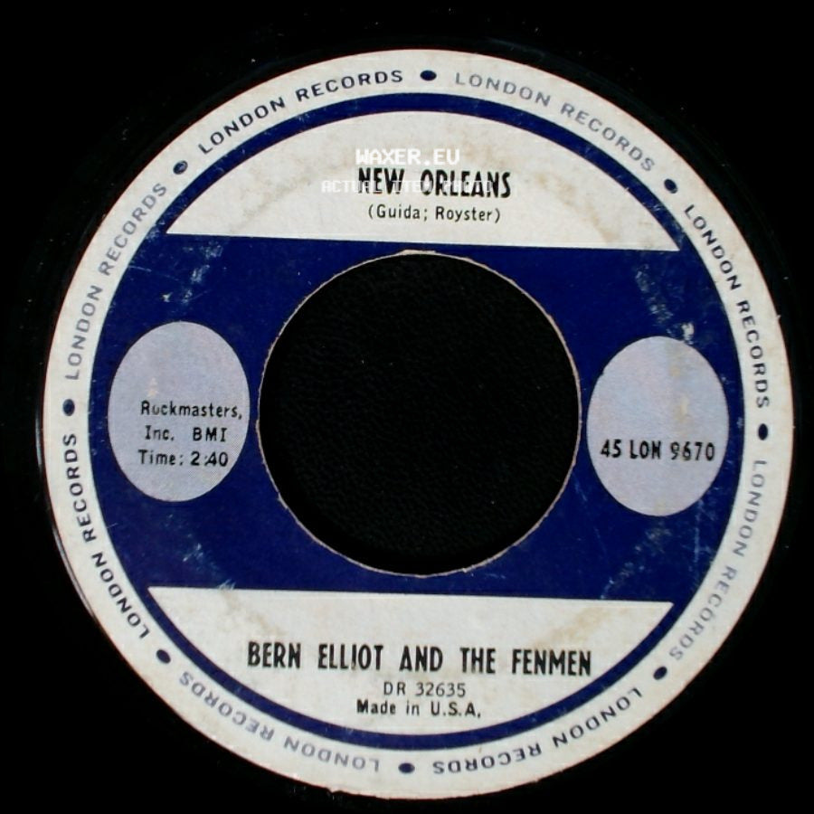 Bern Elliot And The Fenmen - New Orleans / Everybody Needs A Little Love side A