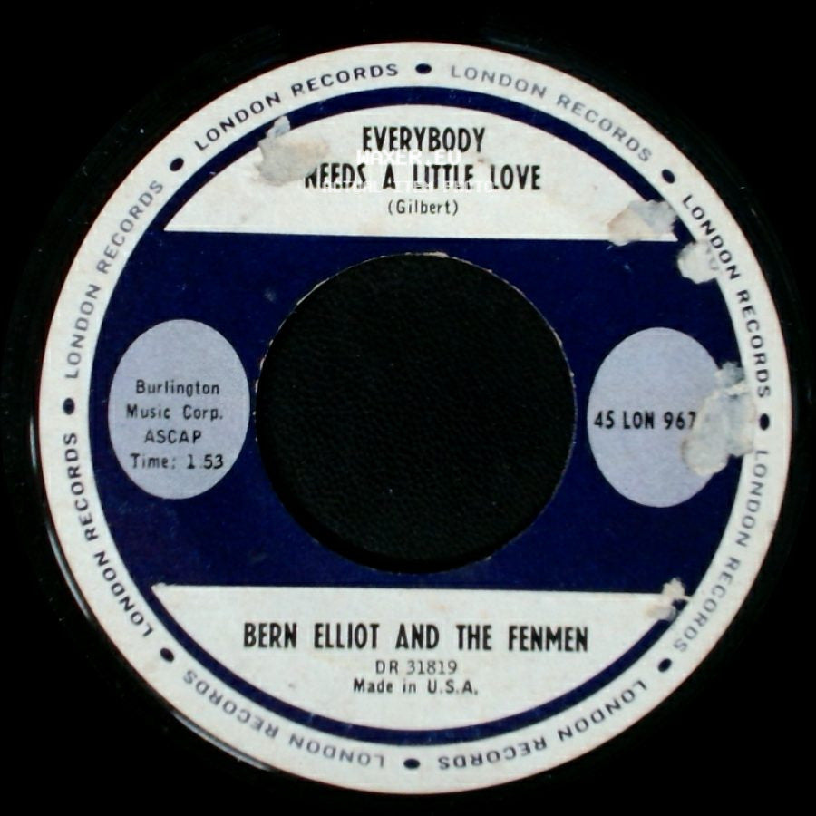 Bern Elliot And The Fenmen - New Orleans / Everybody Needs A Little Love side B