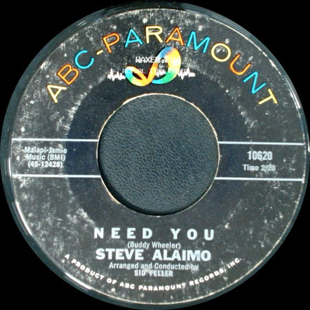 Steve Alaimo - Real Live Girl / Need You side B