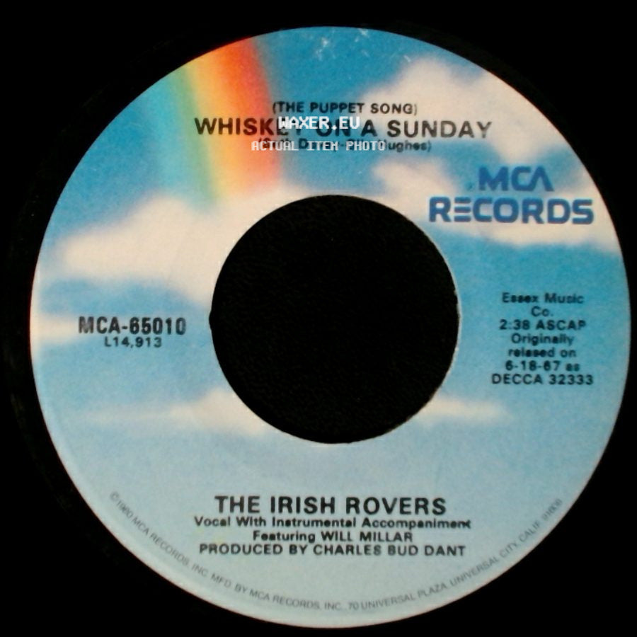 The Irish Rovers - The Unicorn / Whiskey On A Sunday side B