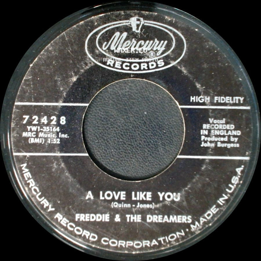 Freddie & The Dreamers - Do The Freddie / Love Like You side B