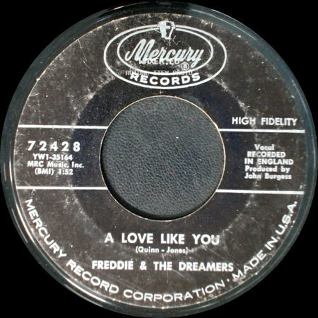 Freddie & The Dreamers - Do The Freddie / Love Like You side B
