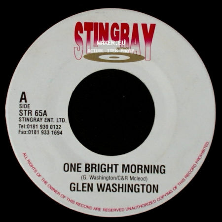 Glen Washington / Stingray All Stars - One Bright Morning / Lava Rhythm side A