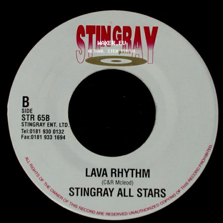 Glen Washington / Stingray All Stars - One Bright Morning / Lava Rhythm side B