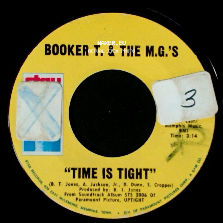 Booker T. & The M.G.'s - Johnny, I Love You / Time Is Tight side B