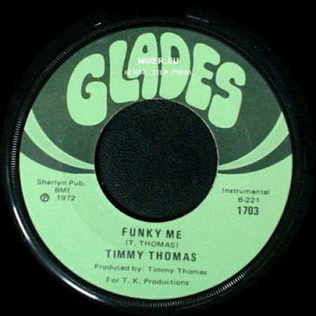 Timmy Thomas - Why Can't We Live Together / Funky Me side B