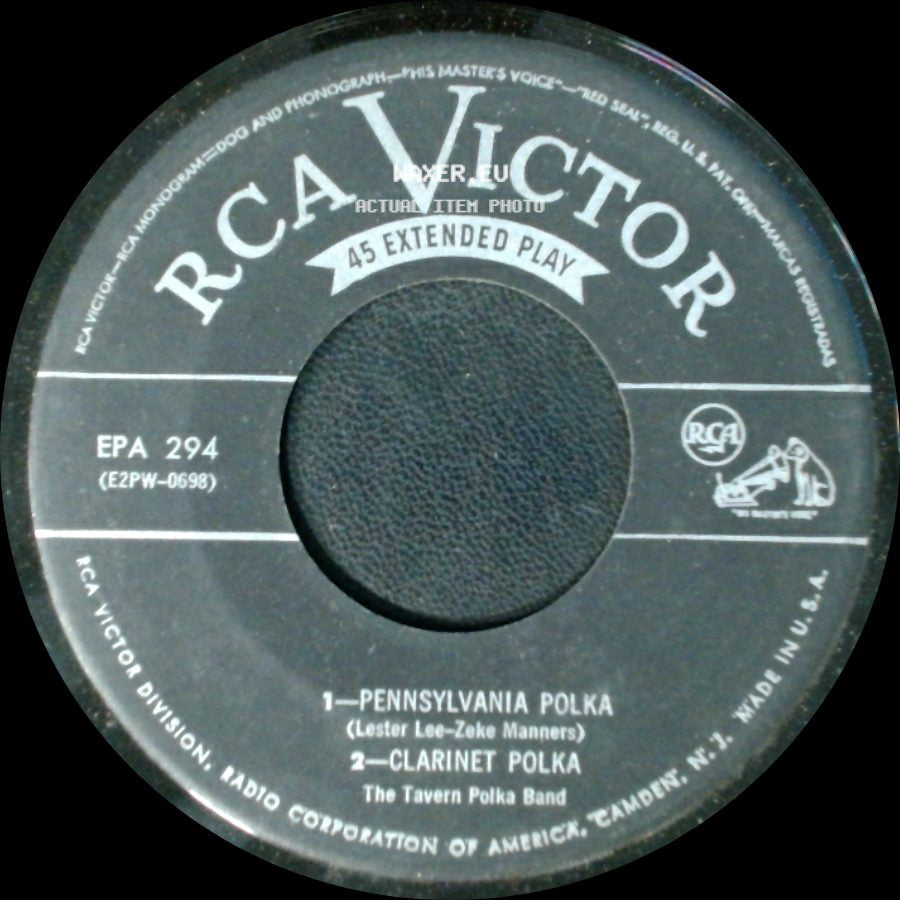 The Tavern Polka Band - Beer Barrel Polka / Domino Polka / 1-Pennsylvania Polka 2-Clarinet Polka side B