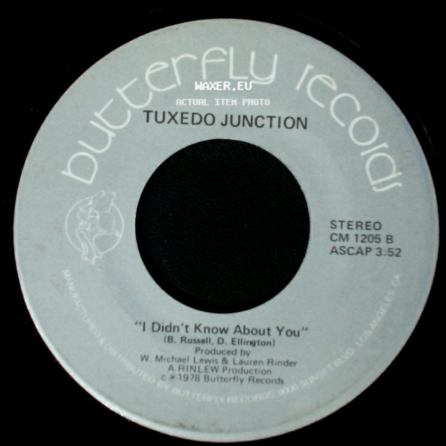 Tuxedo Junction - Chattanooga Choo Choo / I Didn't Know About You side B