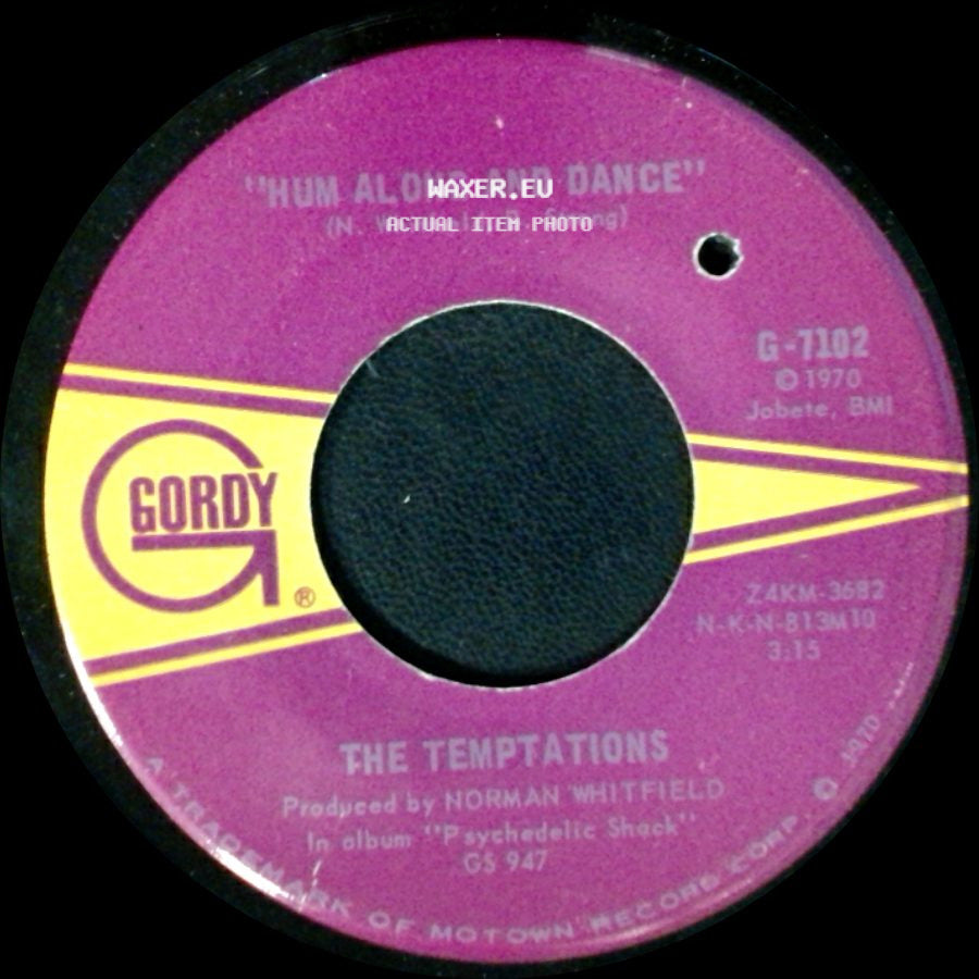 The Temptations - Hum Along And Dance / Ungena Za Ulimwengu (Unite The World) side A