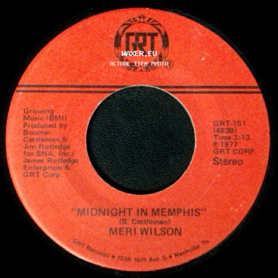 Meri Wilson - The Angel In Me / Midnight In Memphis side B