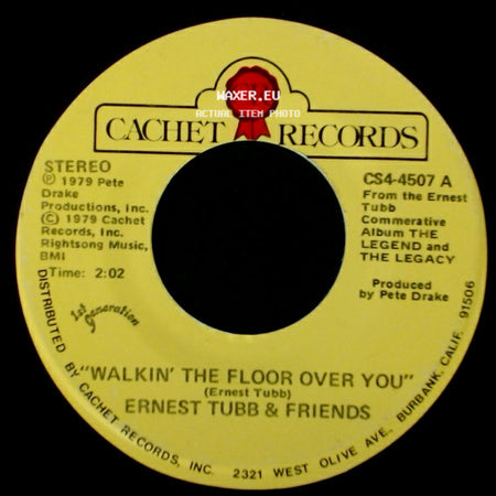 Ernest Tubb & Friends - Let's Say Good-Bye Like We Said Hello / Walkin' The Floor Over You side B