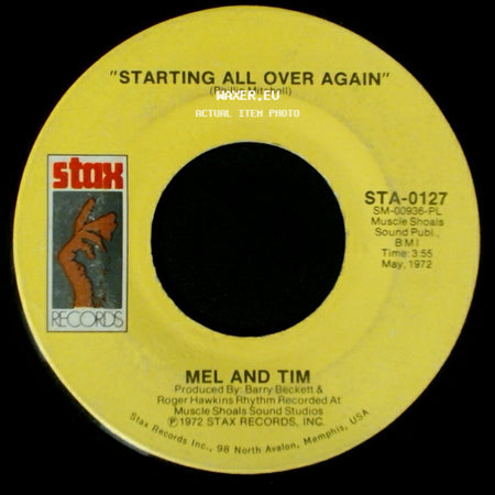 Mel And Tim - Starting All Over Again / It Hurts To Want It So Bad side A