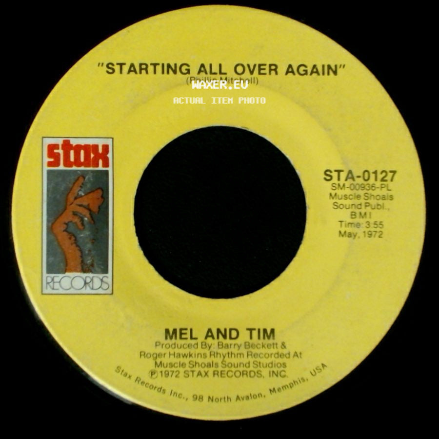 Mel And Tim - Starting All Over Again / It Hurts To Want It So Bad side A