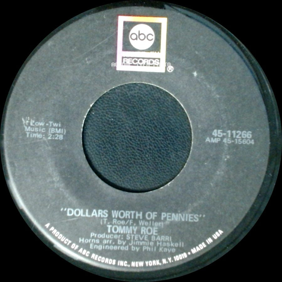 Tommy Roe - Dollars Worth Of Pennies / Pearl side A