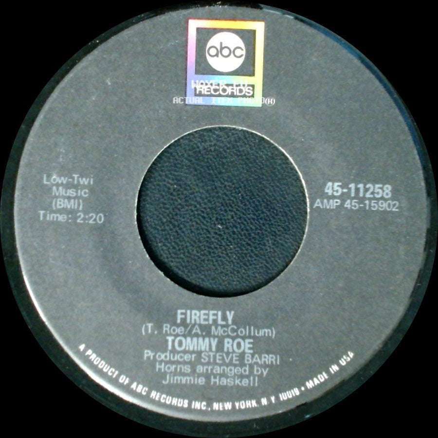 Tommy Roe - Firefly / Stir It Up And Serve It side A
