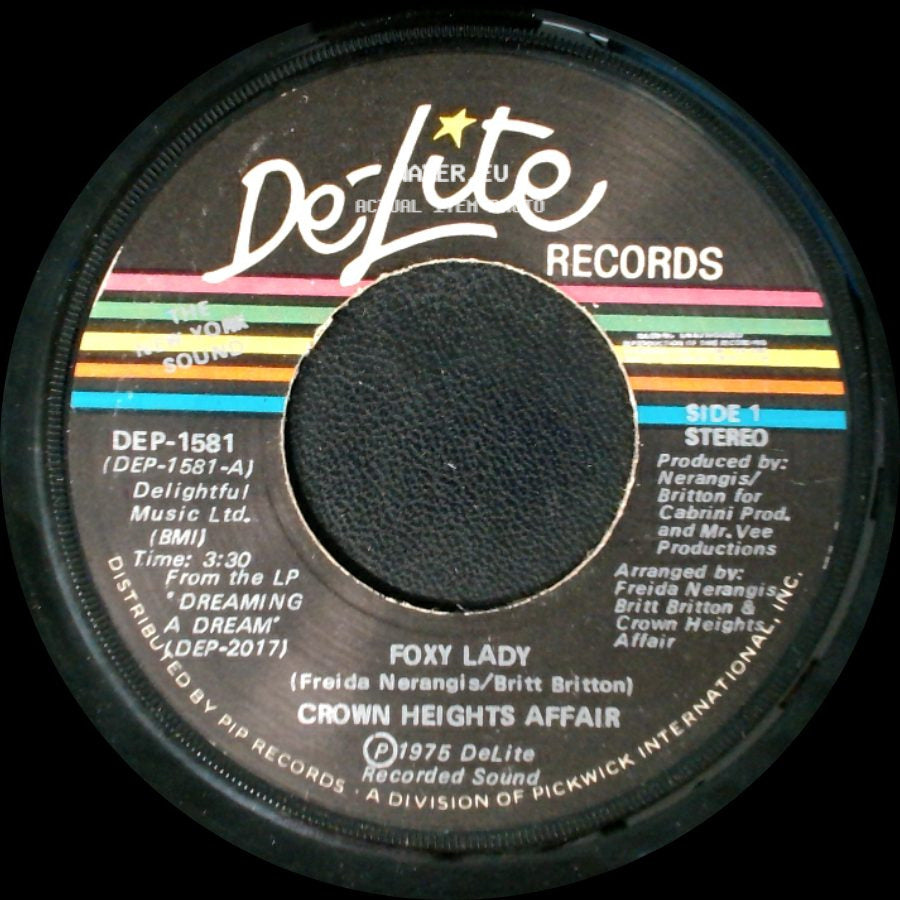 Crown Heights Affair - Foxy Lady / Picture Show side A