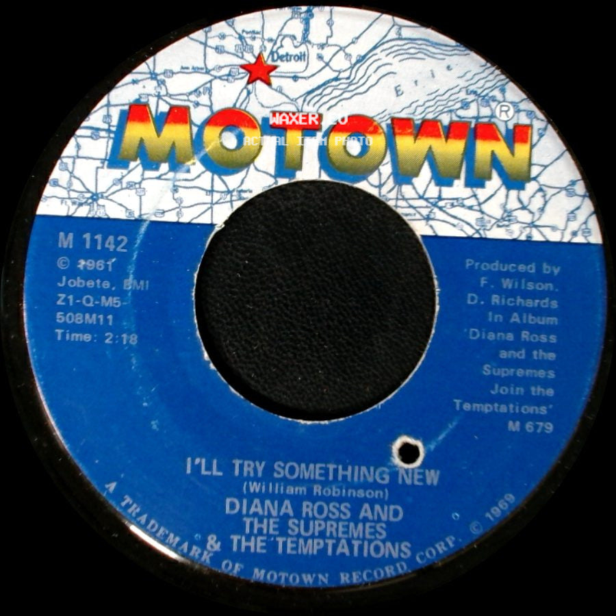 Diana Ross And The Supremes & The Temptations - The Way You Do The Things You Do / I'll Try Something New side B