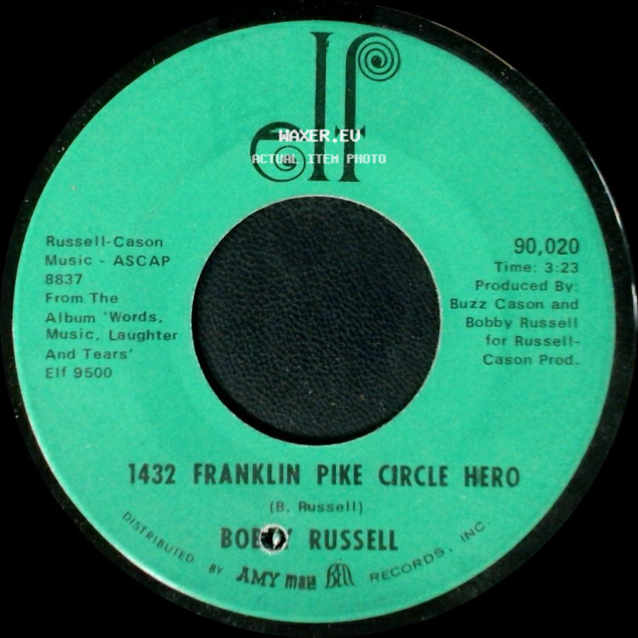 Bob Russell / Bobby Russell - 1432 Franklin Pike Circle Hero / Let's Talk About Them side A